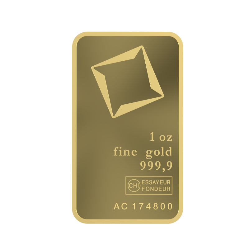 1 oz Gold Valcambi Bar New in Assay