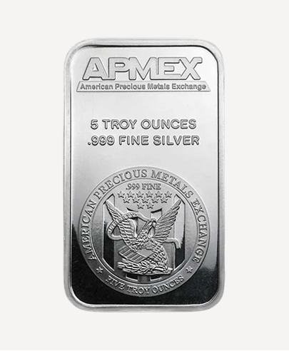 5 oz Silver Bar - APMEX