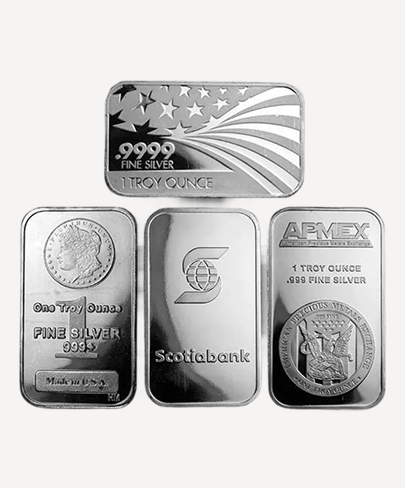 1 oz Silver Bar - Secondary Market