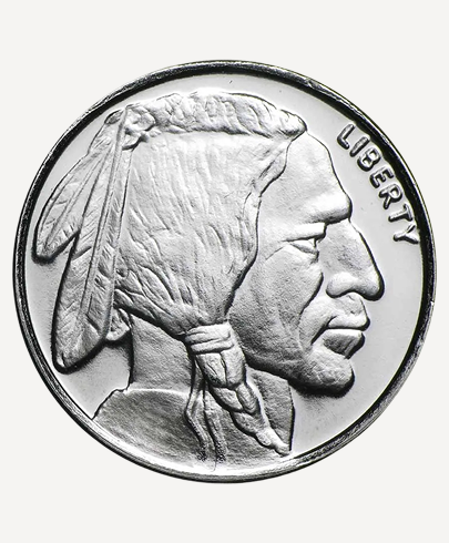 1 oz Silver Round - Buffalo
