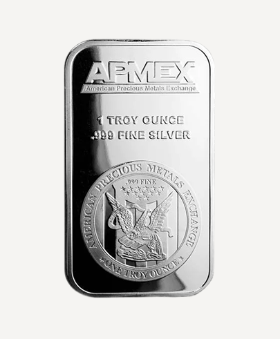 1 oz Silver Bar - APMEX
